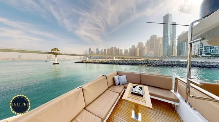 Elite Galeon 78 Ft - Elite Luxury Yacht. Exploring Dubai’s Hidden Islands on a Yacht image blog.