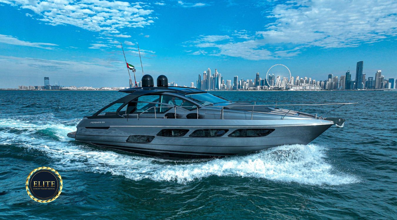 Elite Pershing Gray 54 Ft - Elite Luxury Yacht