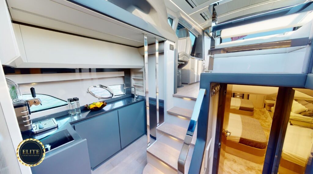 Elite Pershing White 54 Ft - Elite Luxury Yacht