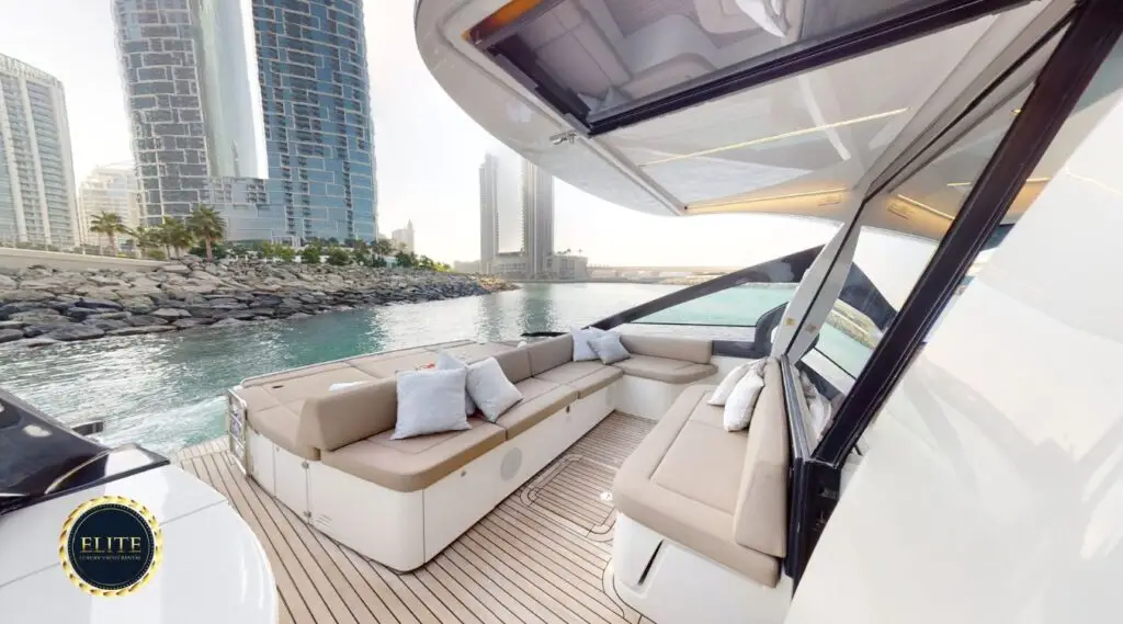 Elite Pershing White 54 Ft - Elite Luxury Yacht