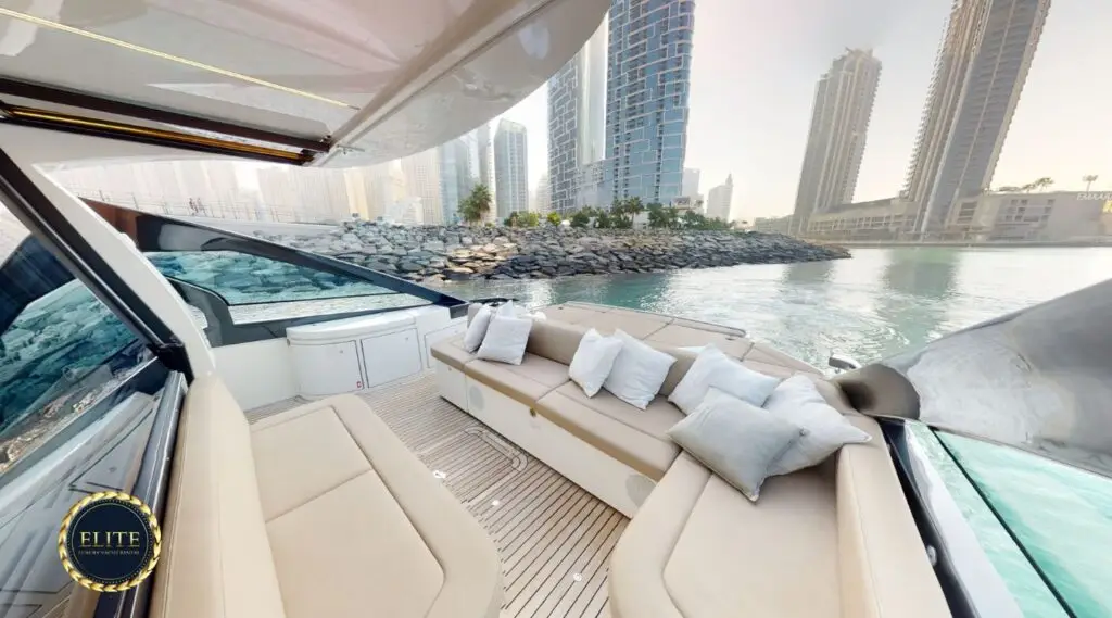 Elite Pershing White 54 Ft - Elite Luxury Yacht