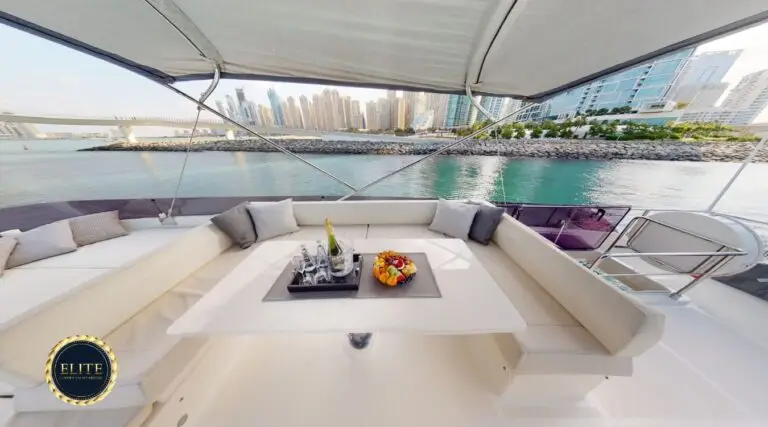 Elite Ferreti 67 Ft - Elite Luxury Yacht. Best Restaurants to Stop By During a Yacht Rental Dubai Cruise image blog.