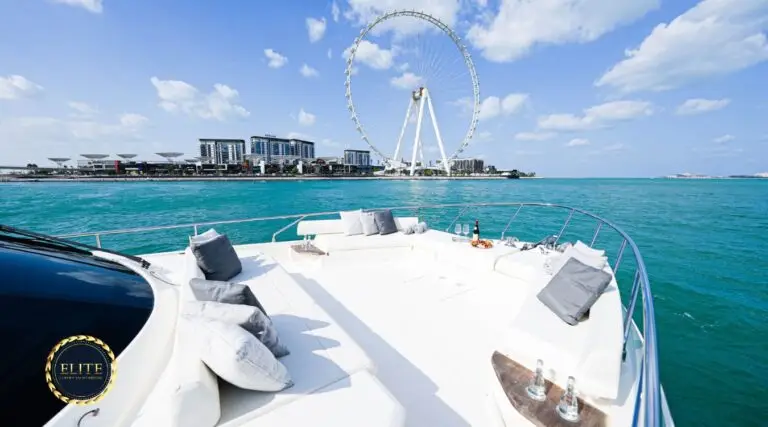 Elite Ferreti 67 Ft - Elite Luxury Yacht. How Yacht Rental Dubai Transformed My Vacation Experience image blog.
