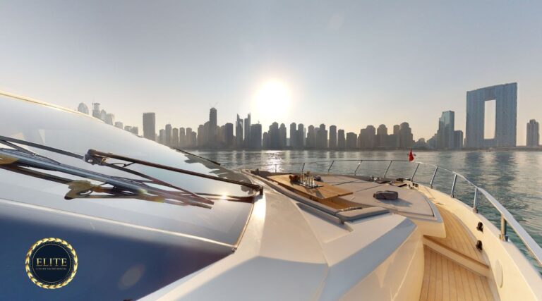 Elite Ferreti 78 Ft - Elite Luxury Yacht. Experience the Enjoyment Of Yacht Cruise in Dubai
