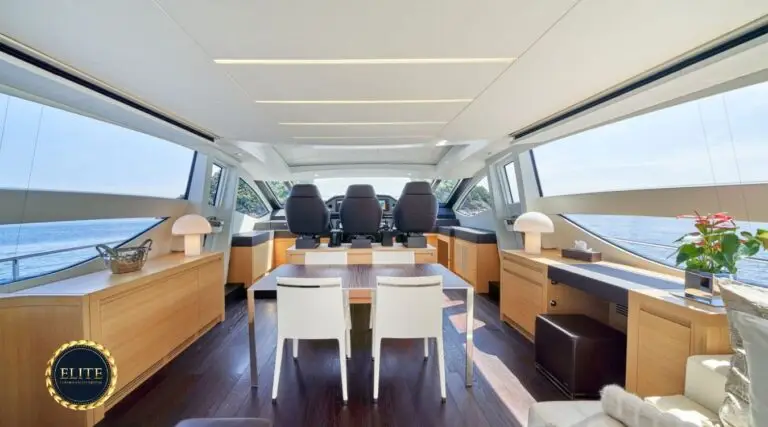 Elite Pershing 78 Ft - Elite Luxury Yacht. How to Host a Corporate Event on a Yacht in Dubai image blog.