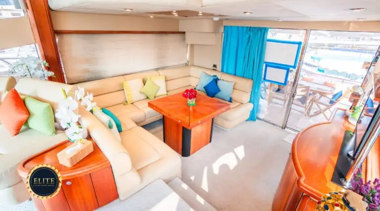 Elite Sunseeker 70 Ft - Elite Luxury Yacht. Best Winter Activities to Do with Yacht Rental Dubai image blog.