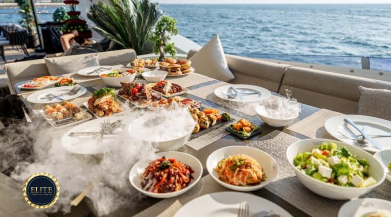 Elite Tatti 108 Ft. Yacht BBQ Parties in Dubai: The Ultimate Foodie Experience image blog.