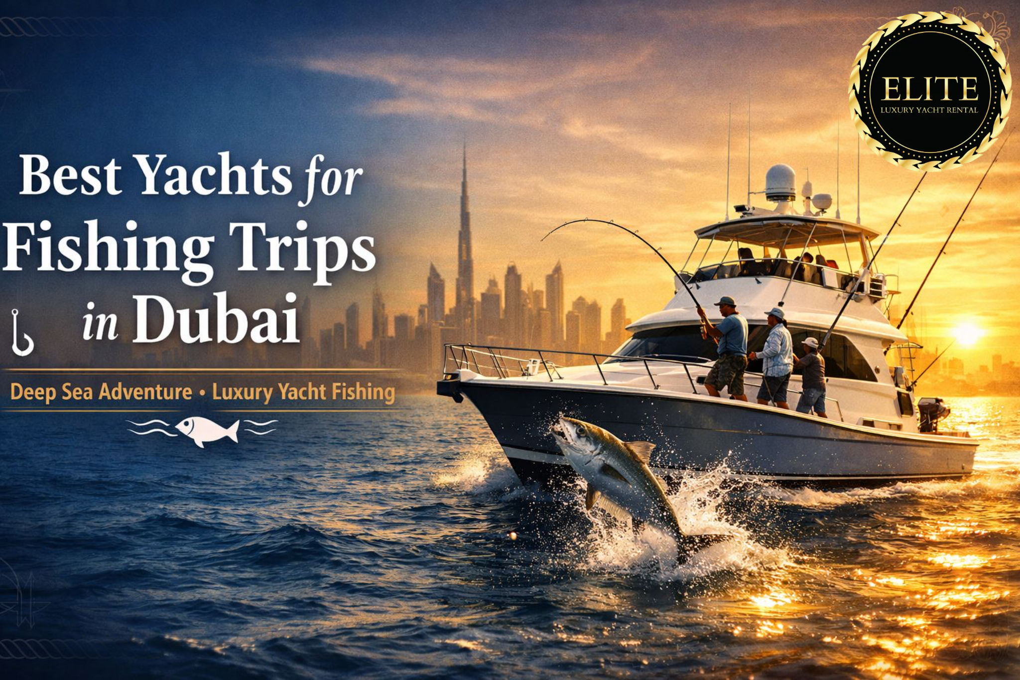 Best Yachts for Fishing Trips in Dubai