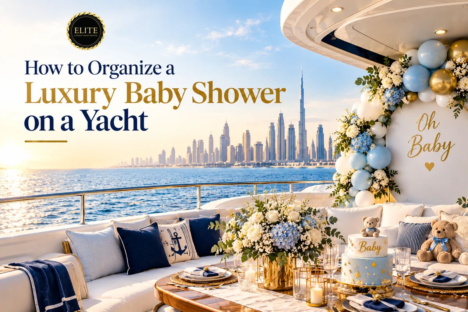 How to Organize a Luxury Baby Shower on a Yacht