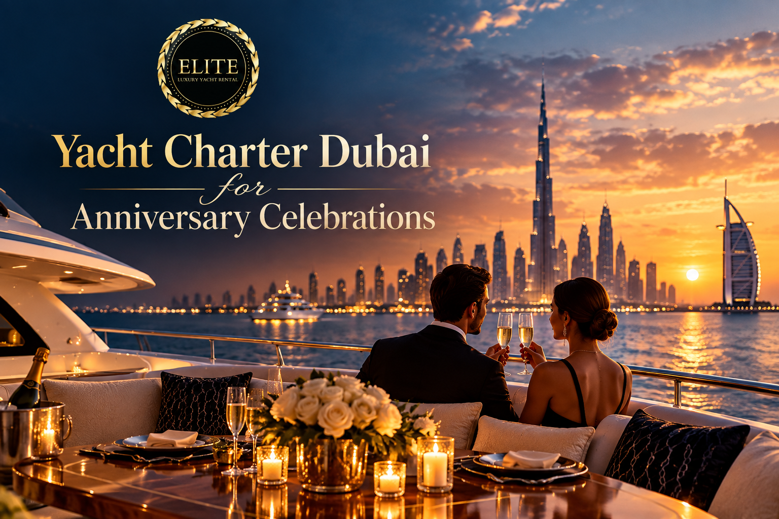 Yacht Charter Dubai for Anniversary Celebrations