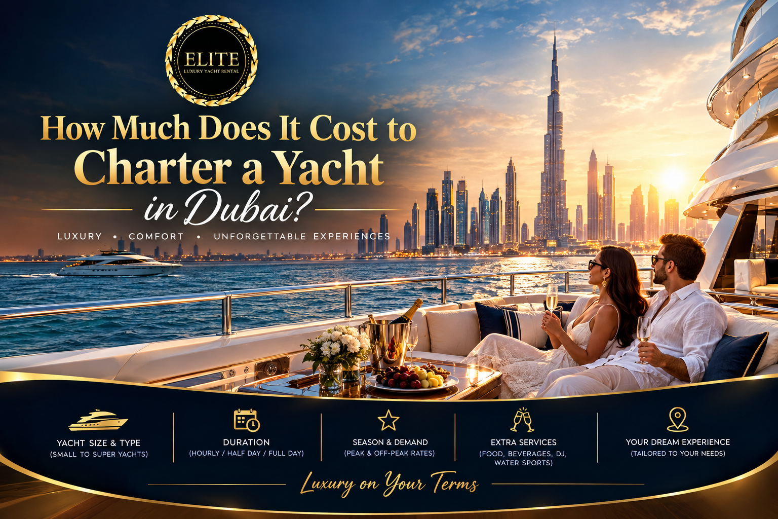 How Much Does It Cost to Charter a Yacht in Dubai?