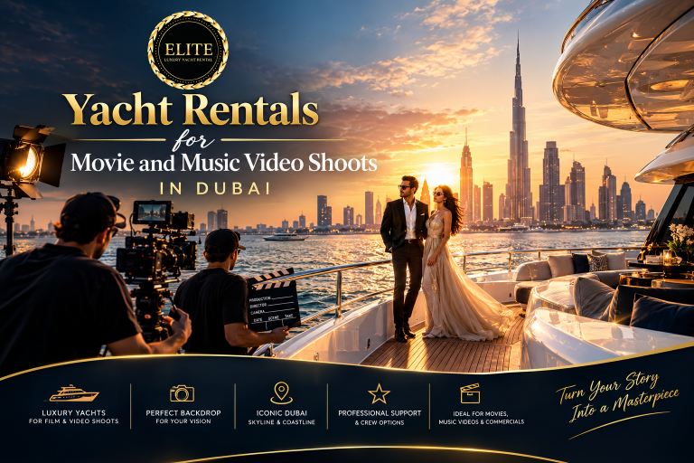 Yacht Rentals for Movie and Music Video Shoots in Dubai